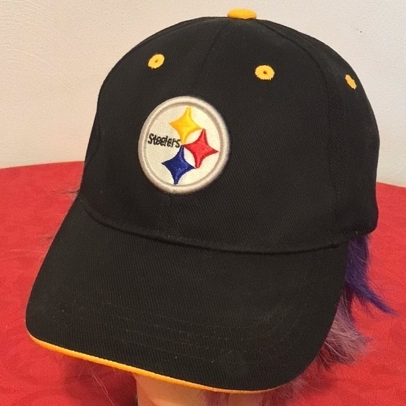 NFL Team Other - PITTSBURGH Steelers NFL Kids/Youth Adjustable Baseball Cap Hat Team Apparel NEW!